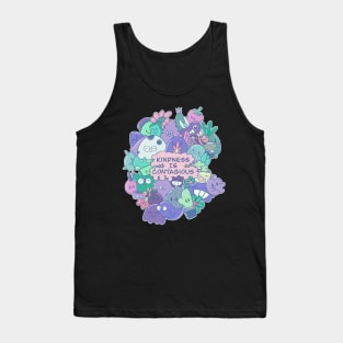 Kawaii Kindness Is Contagious Cute Doodle Tank Top